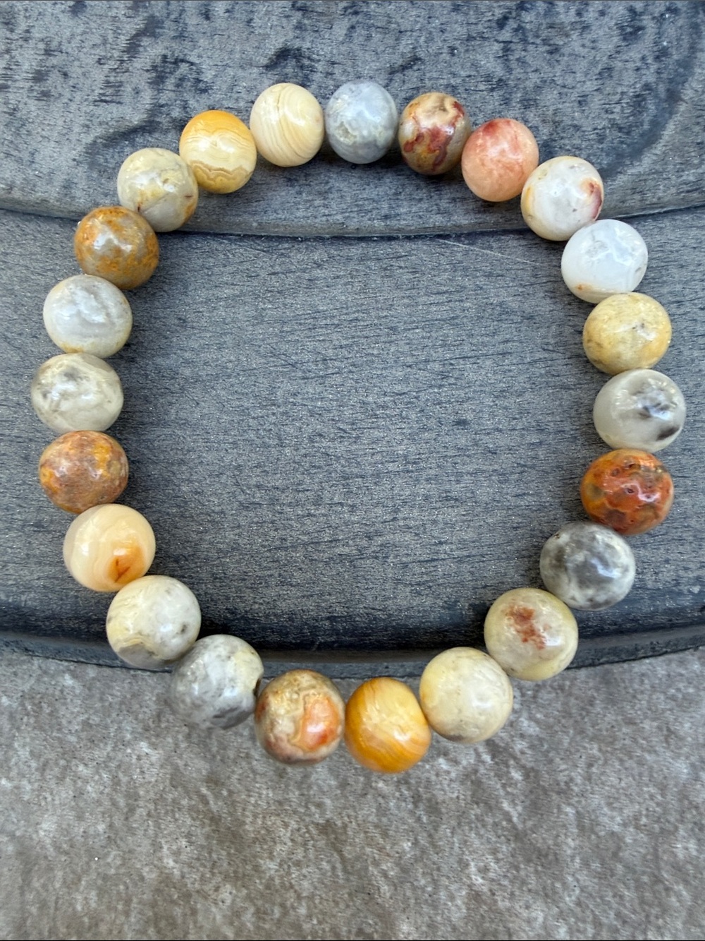 Autumn Jasper Gemstone Beads Bracelet